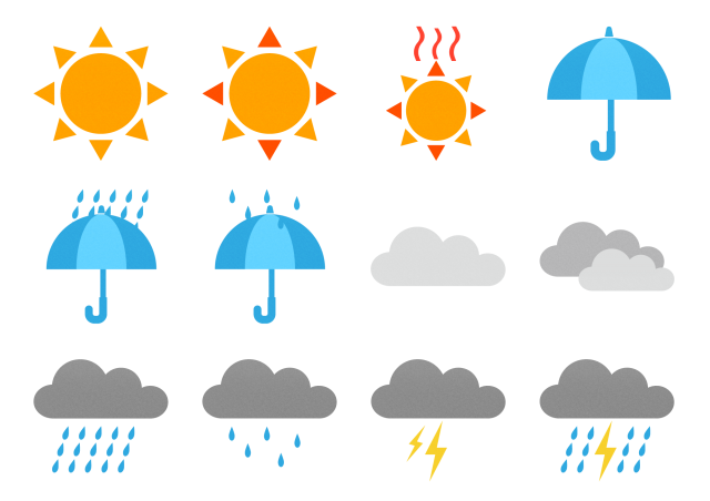 イラスト 天気詳細 6位