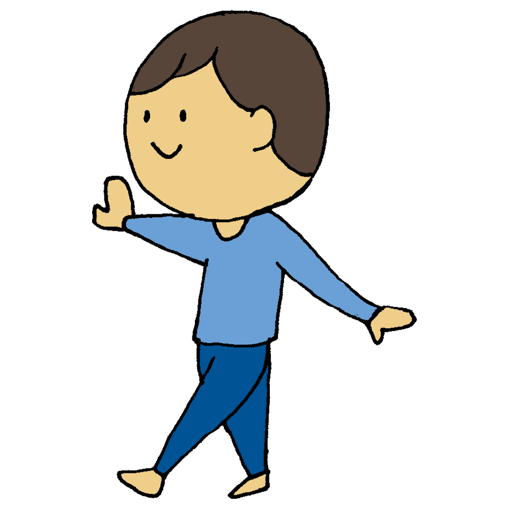 イラスト 歩く詳細 4位