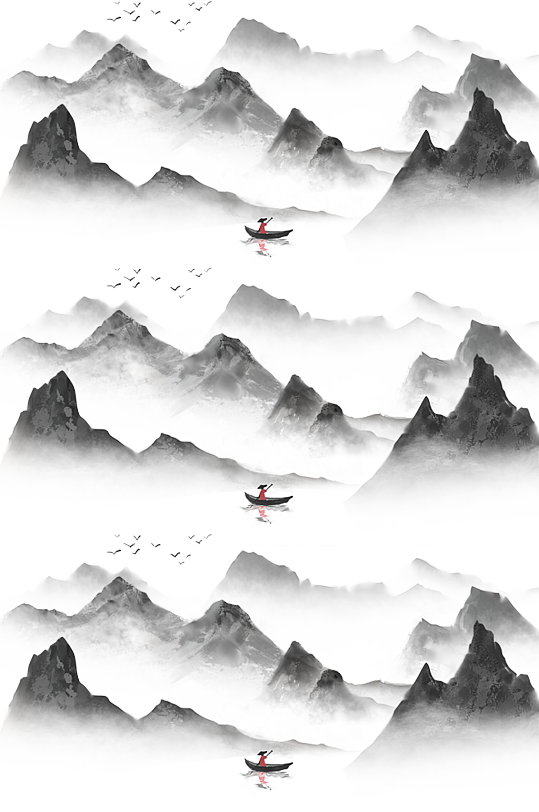 イラスト 水墨画詳細 5位