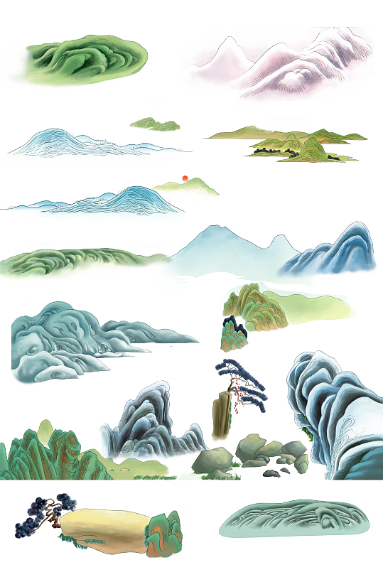 イラスト 水墨画詳細 4位