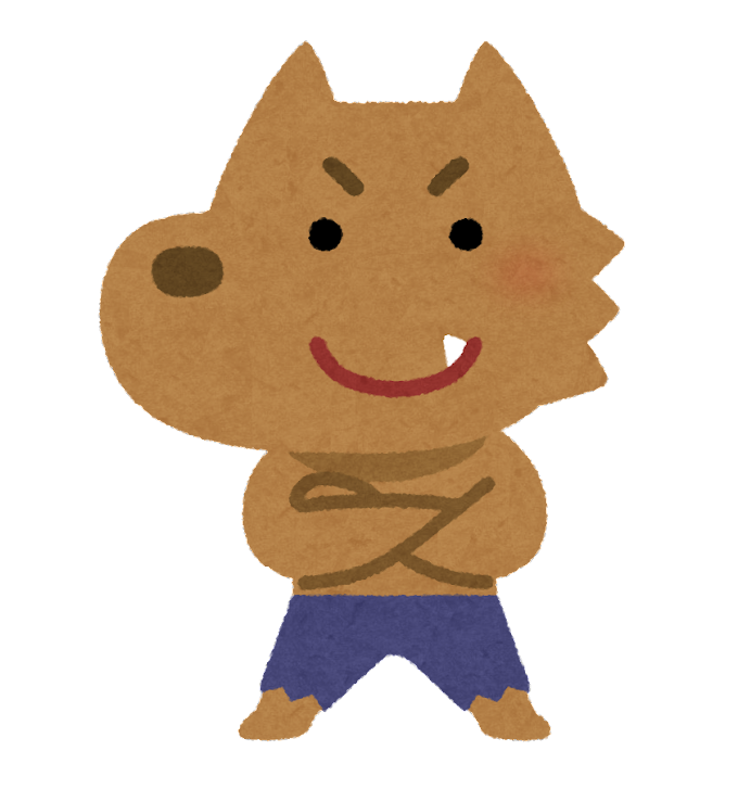 イラスト 狼詳細 9位