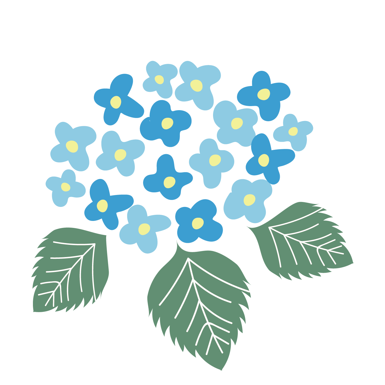 イラスト 紫陽花詳細 5位