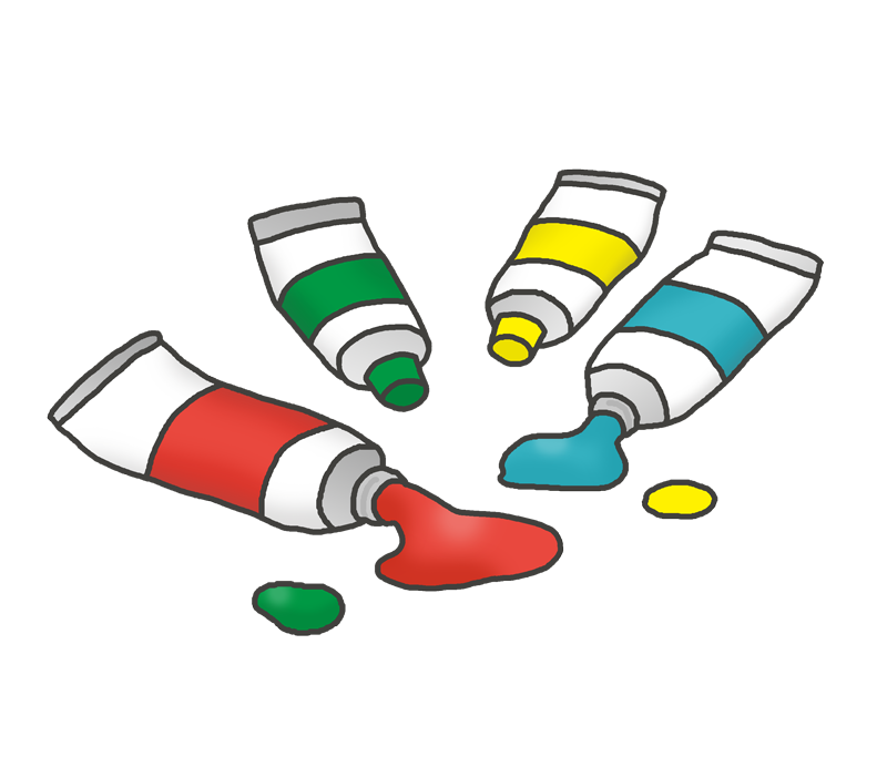 イラスト 絵の具詳細 2位
