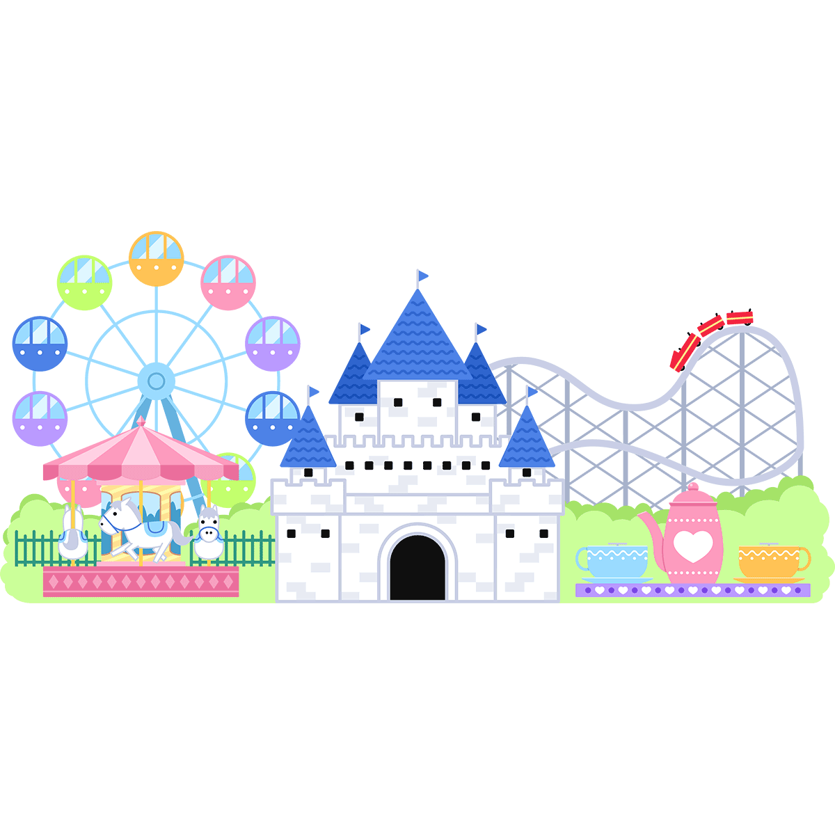 イラスト 遊園 地 - KibrisPDR