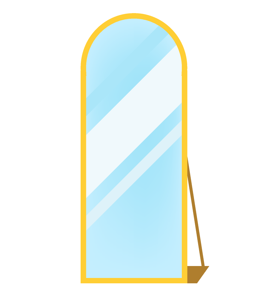 イラスト 鏡詳細 4位