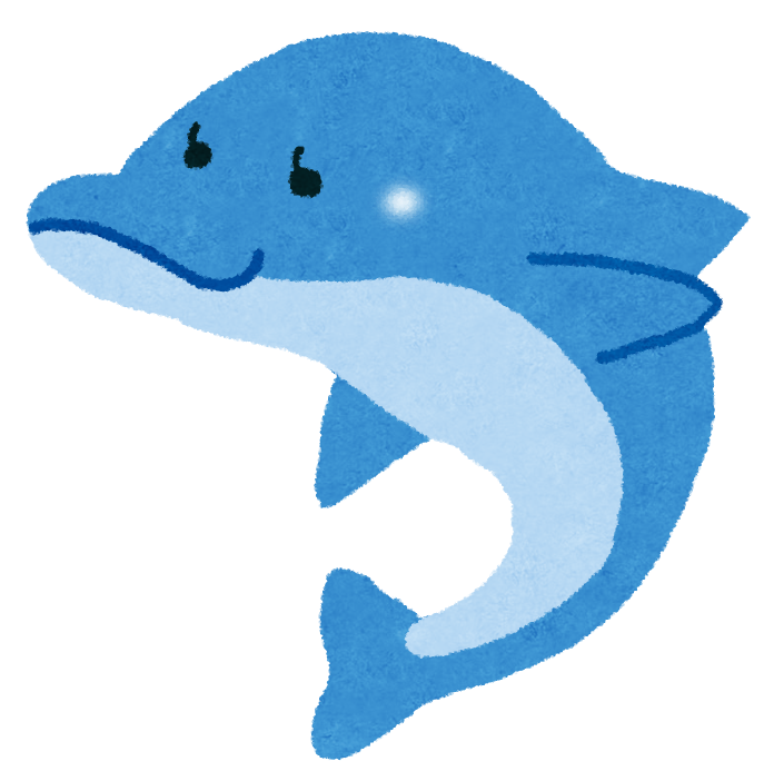イルカ イラスト詳細 2位