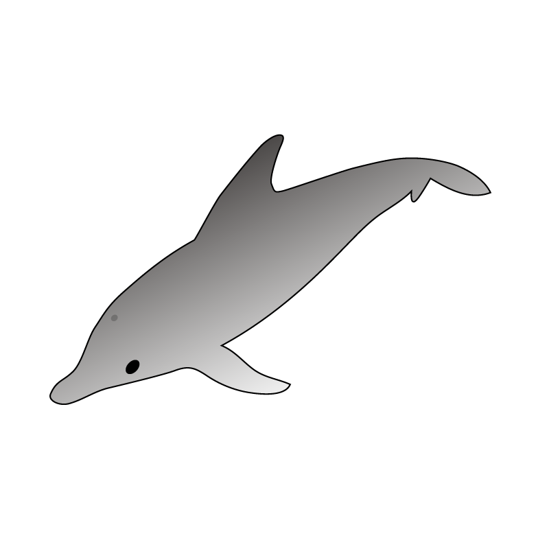 イルカ イラスト 綺麗詳細 7位