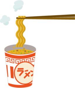 インスタント ラーメン イラスト詳細 3位