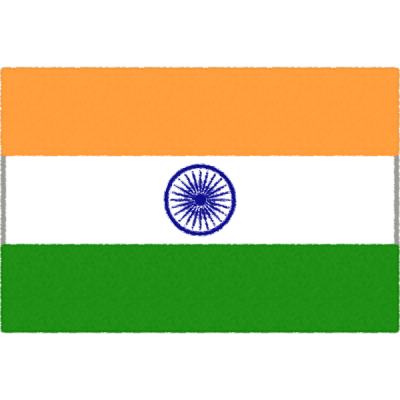 インド 国旗 イラスト - KibrisPDR