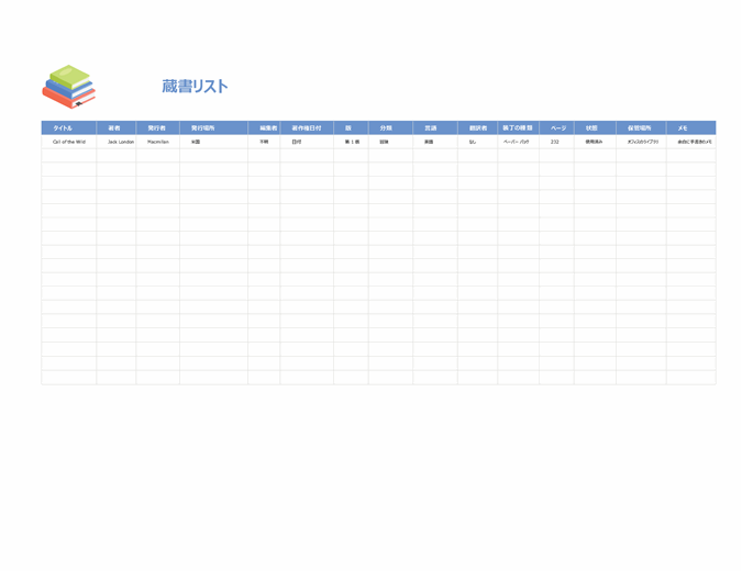 ウィッシュ リスト テンプレート詳細 11位