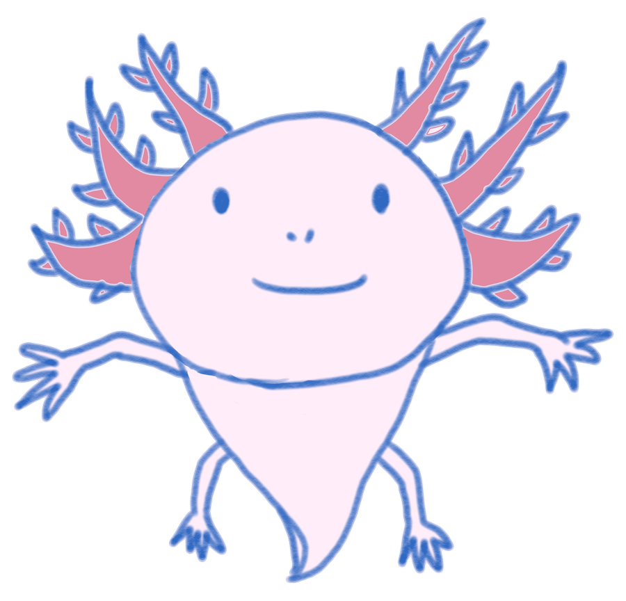ウーパールーパー イラスト かわいい詳細 8位