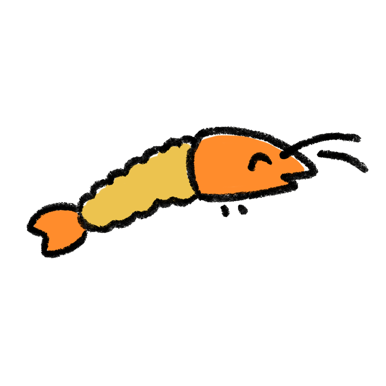 エビフライ イラスト詳細 7位
