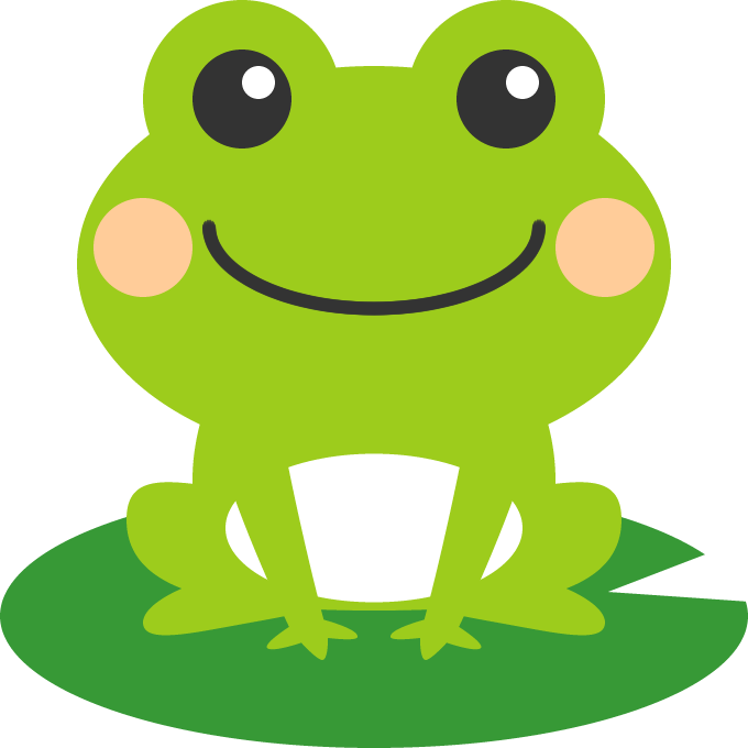 カエル イラスト かわいい フリー詳細 3位