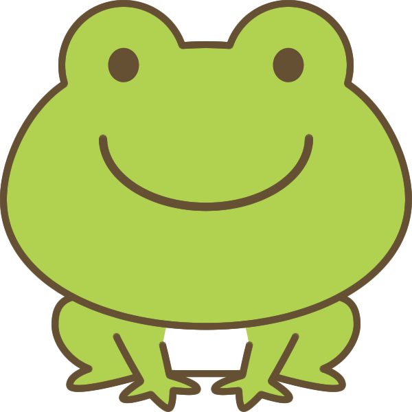 カエル イラスト かわいい フリー詳細 5位