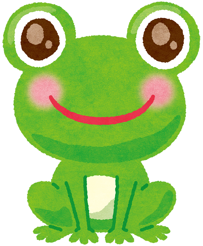 カエル イラスト かわいい フリー詳細 6位