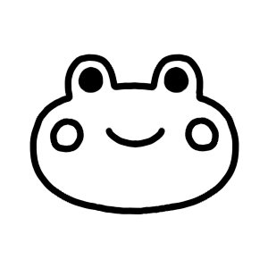 カエル イラスト 白黒詳細 10位