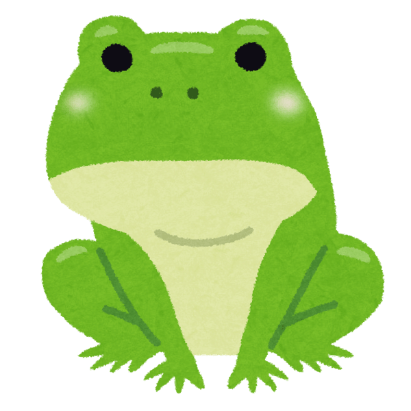 カエル イラスト 簡単詳細 5位