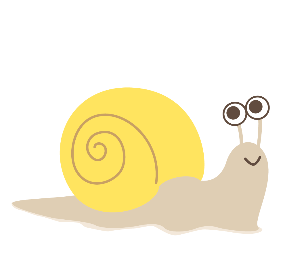 カタツムリ の イラスト詳細 3位