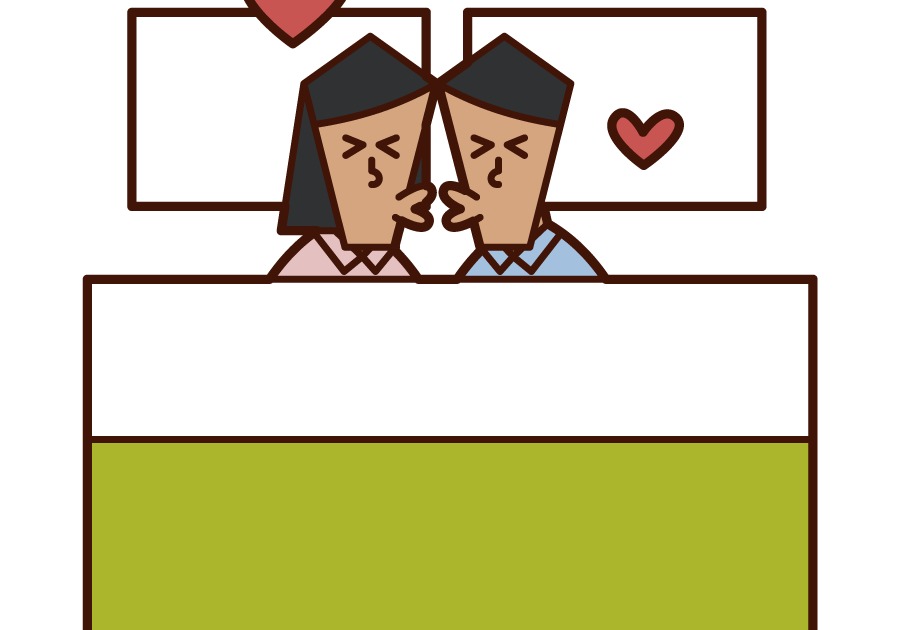 カップル キス イラスト詳細 14位