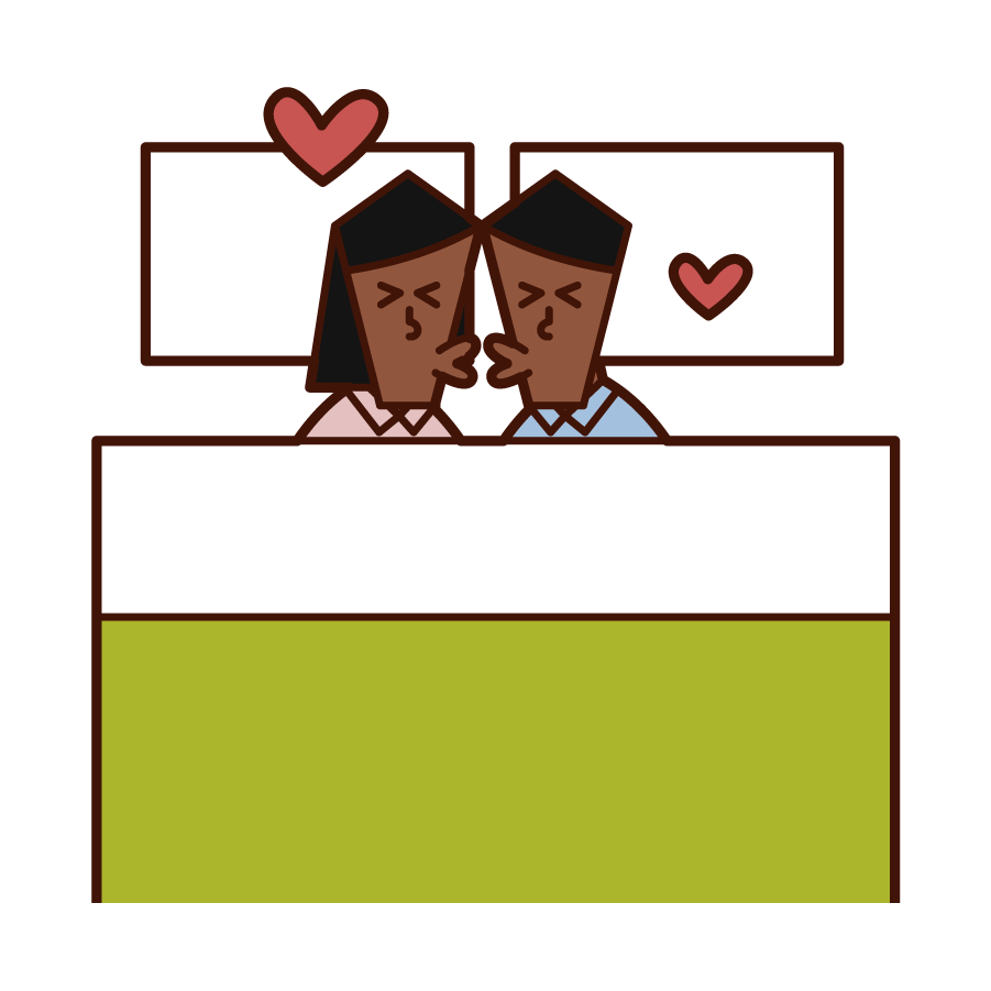 カップル キス イラスト詳細 8位