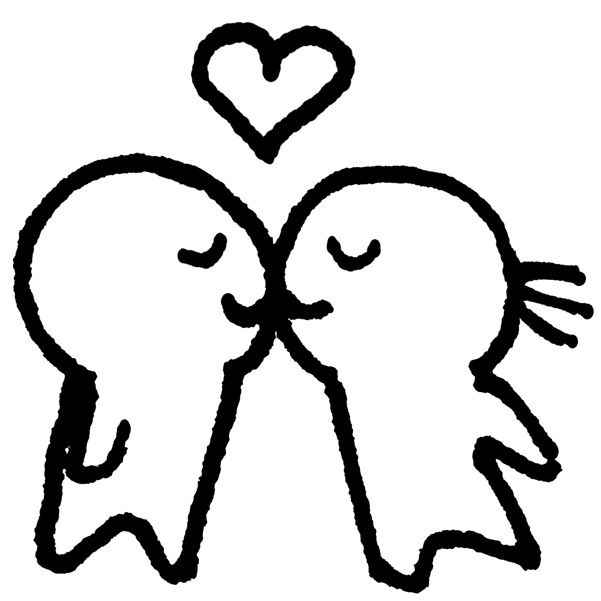 カップル キス イラスト詳細 10位