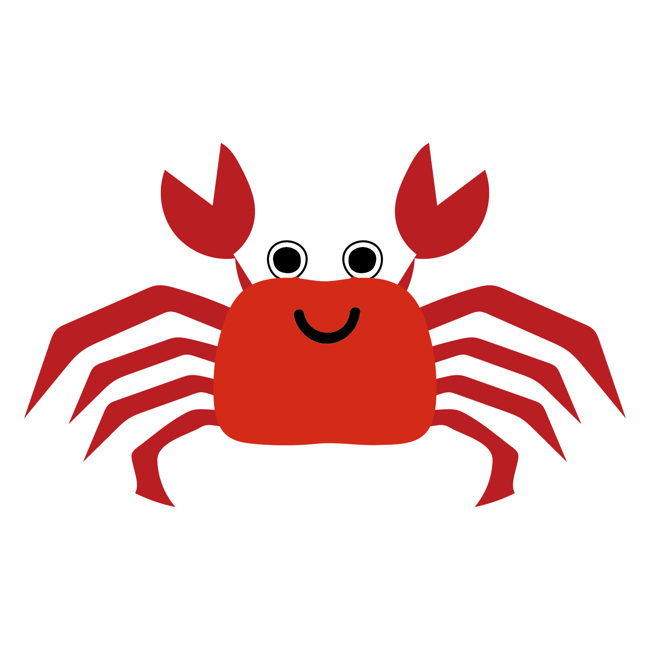 カニ イラスト詳細 2位