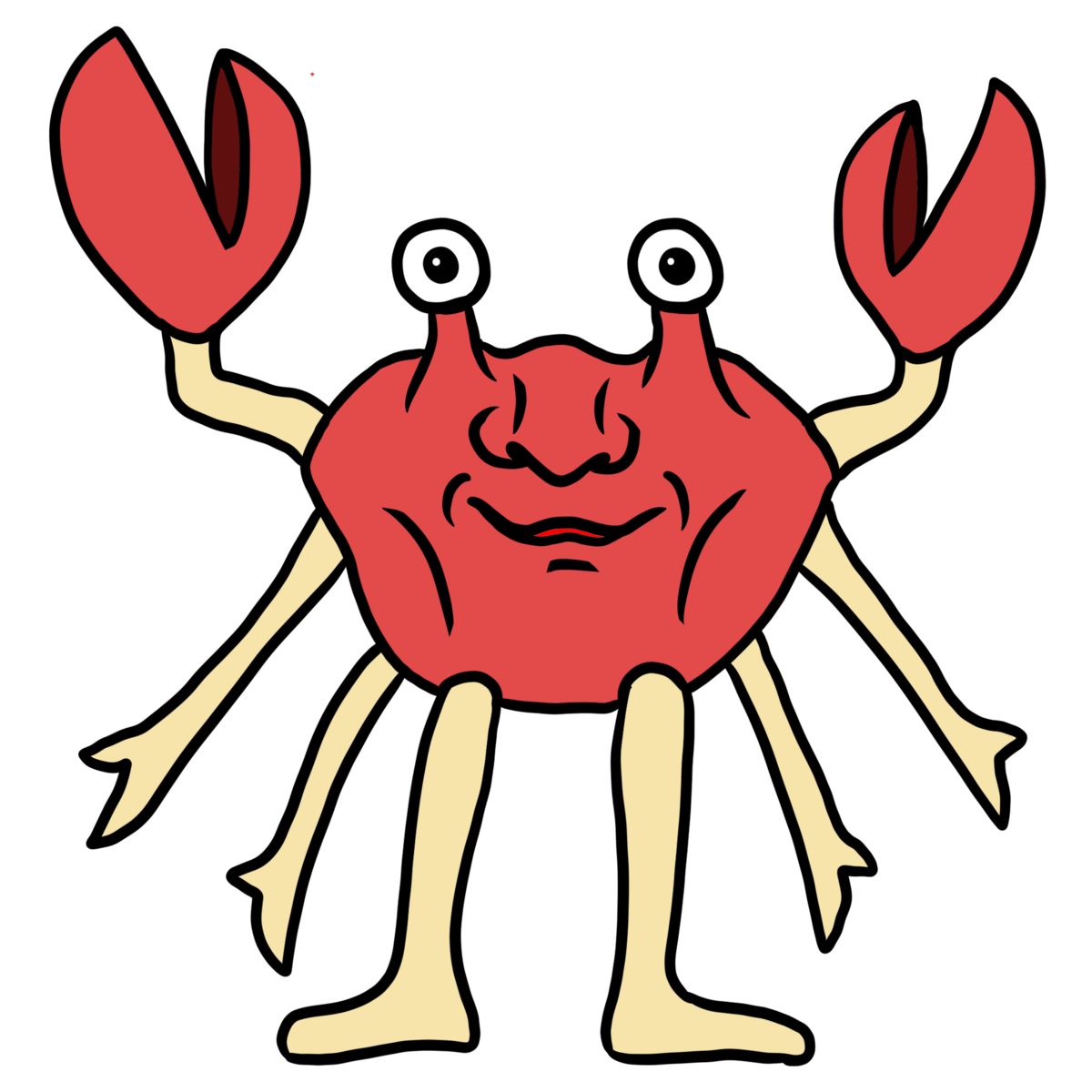 カニ イラスト詳細 3位