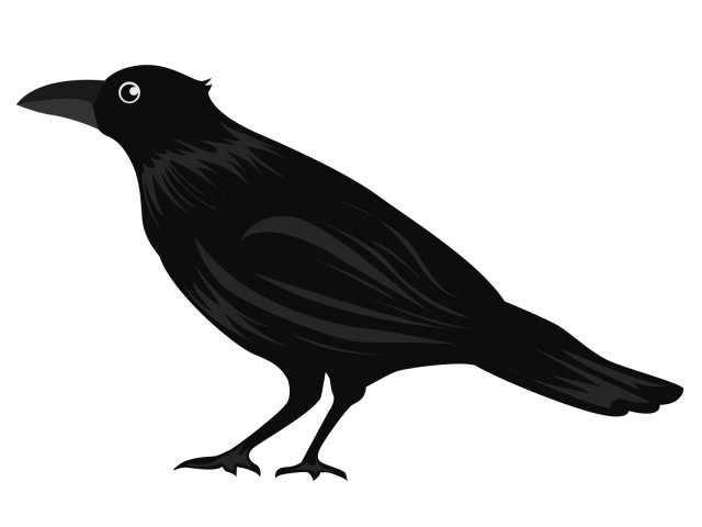 カラス イラスト かっこいい詳細 12位