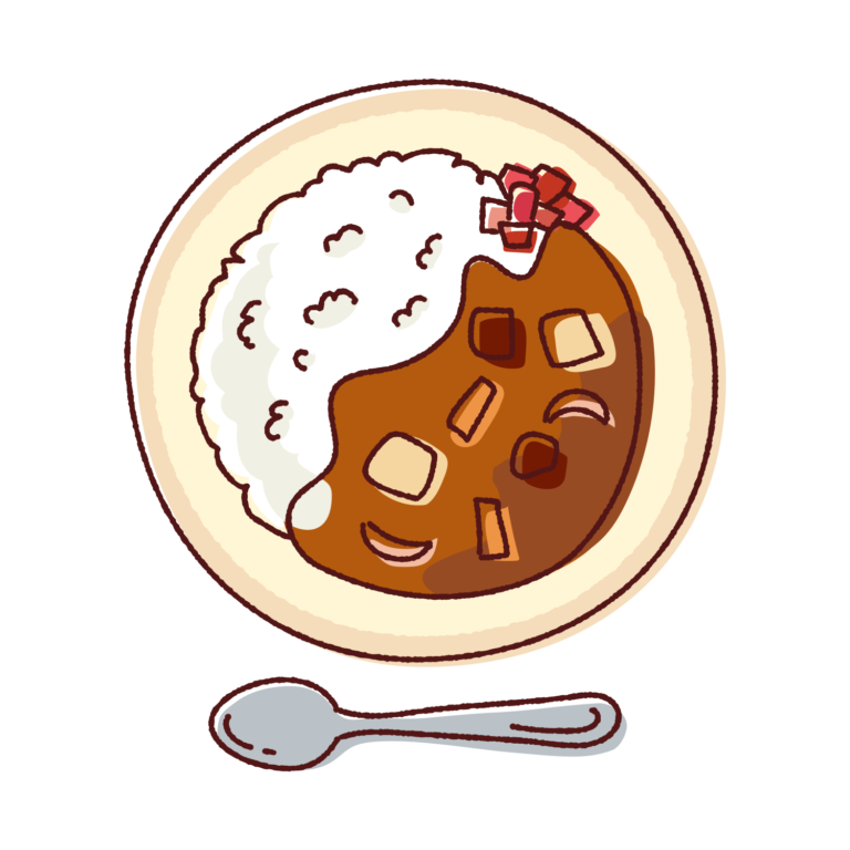 カレー イラスト 無料詳細 10位