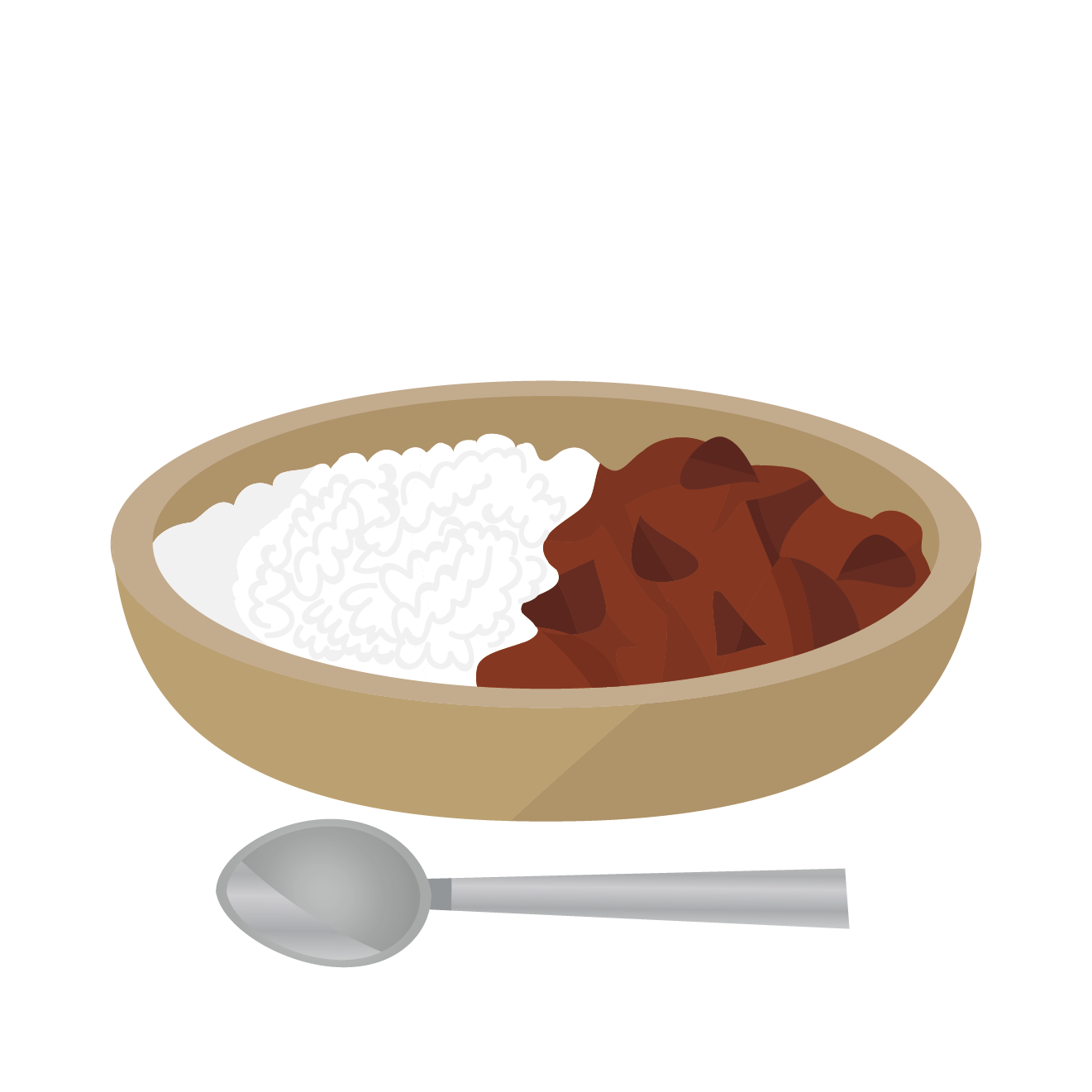 カレー イラスト 無料詳細 5位