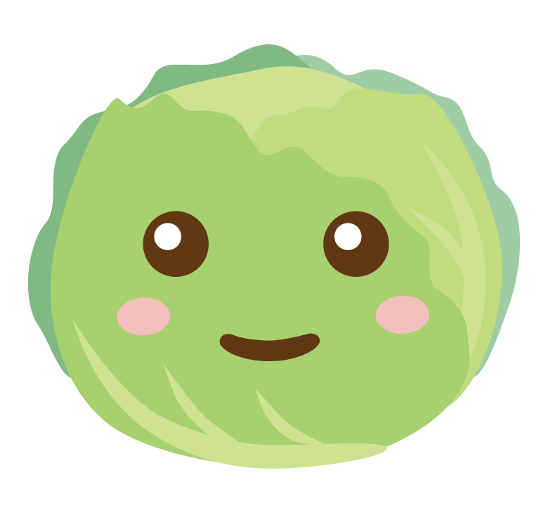 キャベツ イラスト かわいい詳細 3位