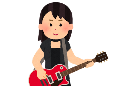 ギター 女子 イラスト詳細 6位