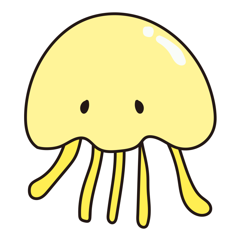 クラゲ 可愛い イラスト詳細 9位