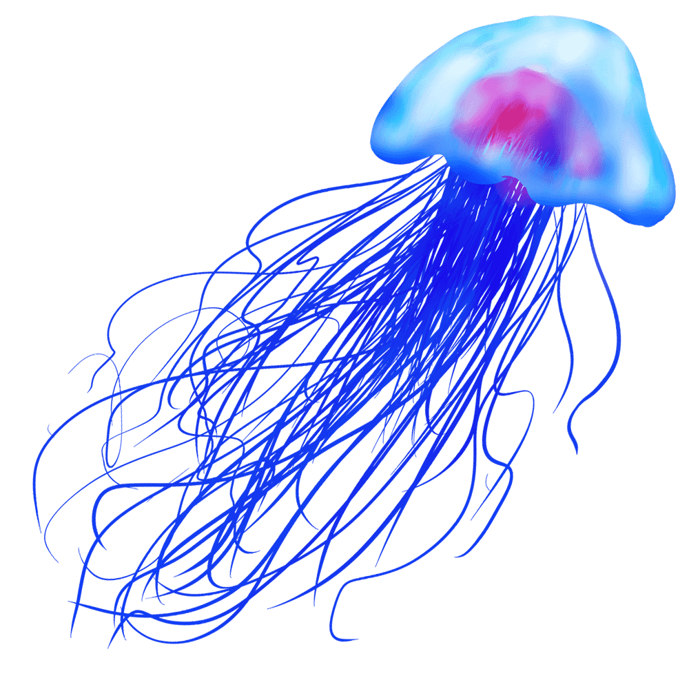 クラゲ 壁紙 イラスト - KibrisPDR
