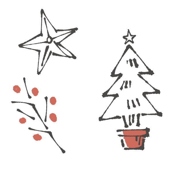 クリスマス イラスト おしゃれ 手書き詳細 2位
