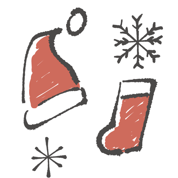 クリスマス イラスト おしゃれ 手書き詳細 4位