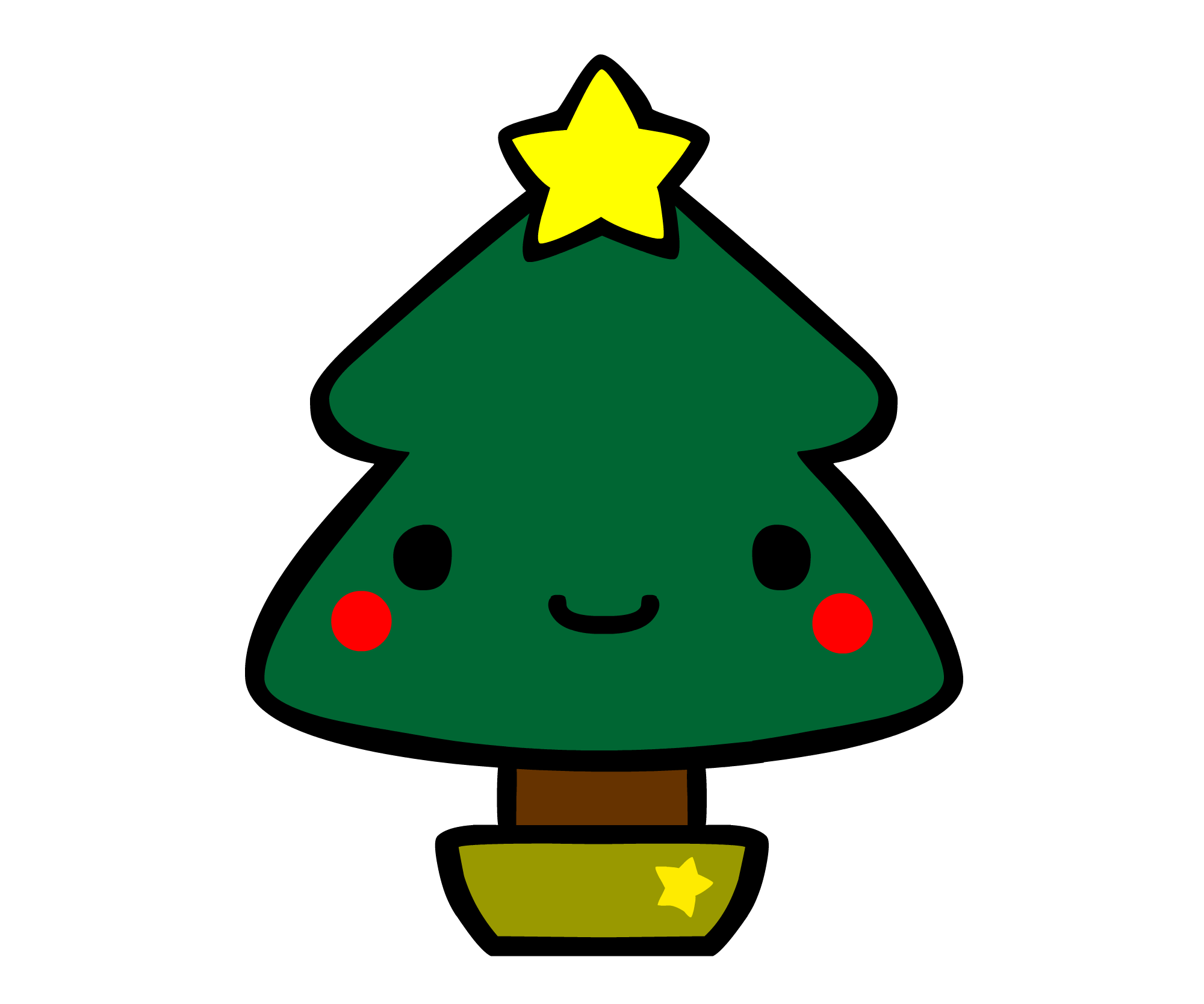 クリスマス イラスト かわいい 簡単詳細 4位