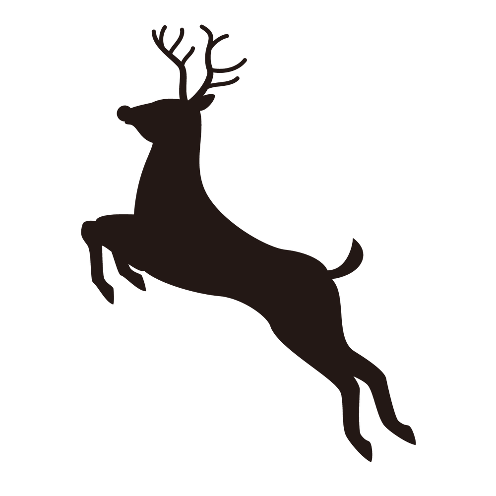 クリスマス イラスト シルエット詳細 8位