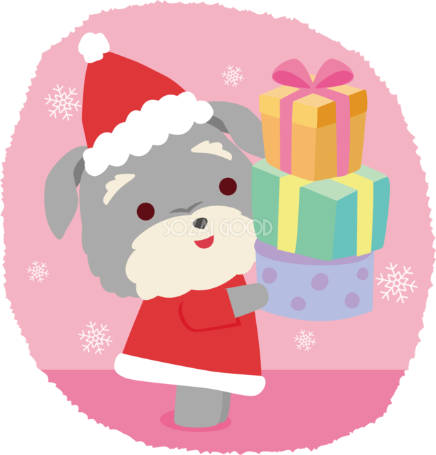 クリスマス イラスト 動物詳細 12位