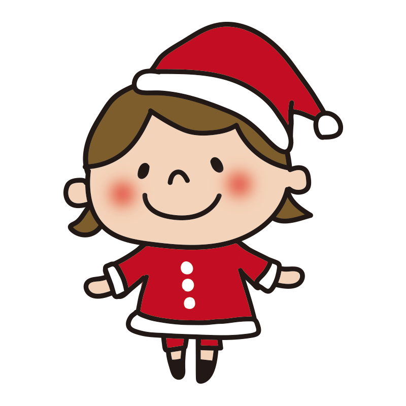 クリスマス イラスト 女の子詳細 3位