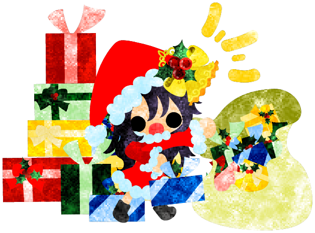 クリスマス イラスト 女の子 簡単詳細 10位