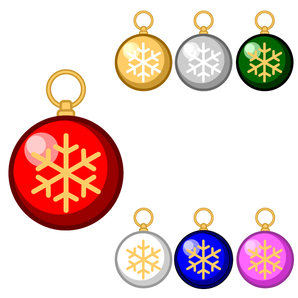 クリスマス オーナメント イラスト詳細 12位