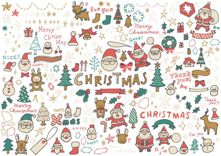 クリスマス カード 手書き イラスト詳細 9位