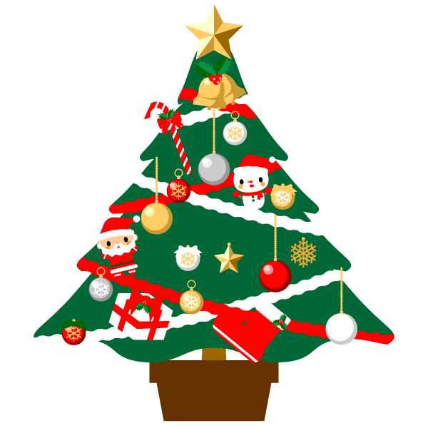 クリスマス ツリー イラスト おしゃれ詳細 8位
