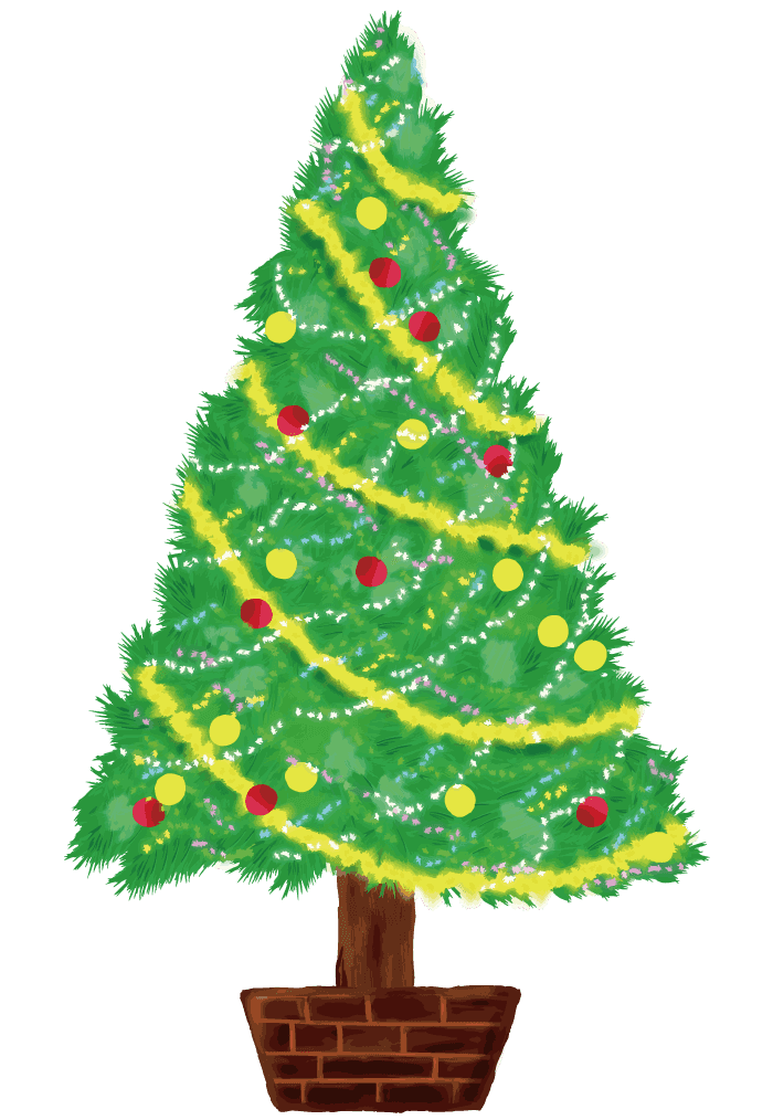 クリスマス ツリー イラスト シンプル詳細 12位