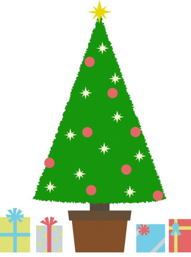クリスマス ツリー イラスト シンプル詳細 10位