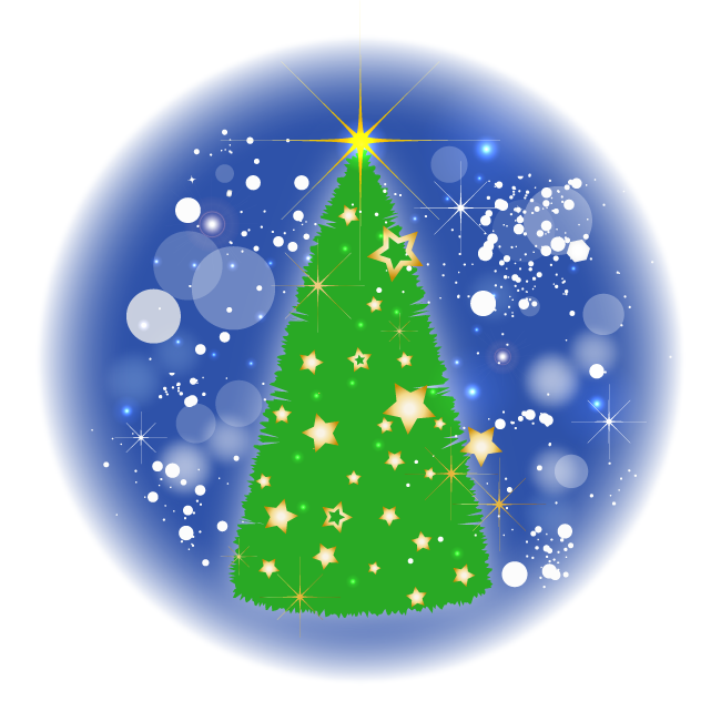 クリスマス ツリー オーナメント イラスト詳細 5位