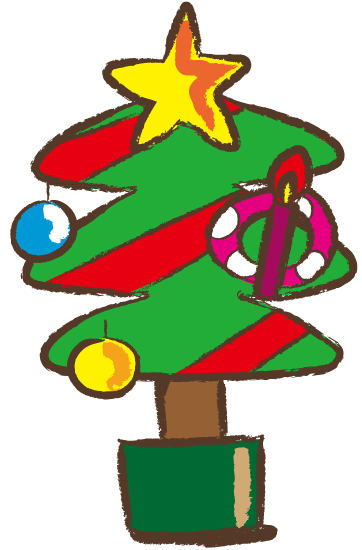 クリスマス ツリー オーナメント イラスト詳細 7位