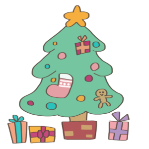 クリスマス ツリー プレゼント イラスト詳細 10位