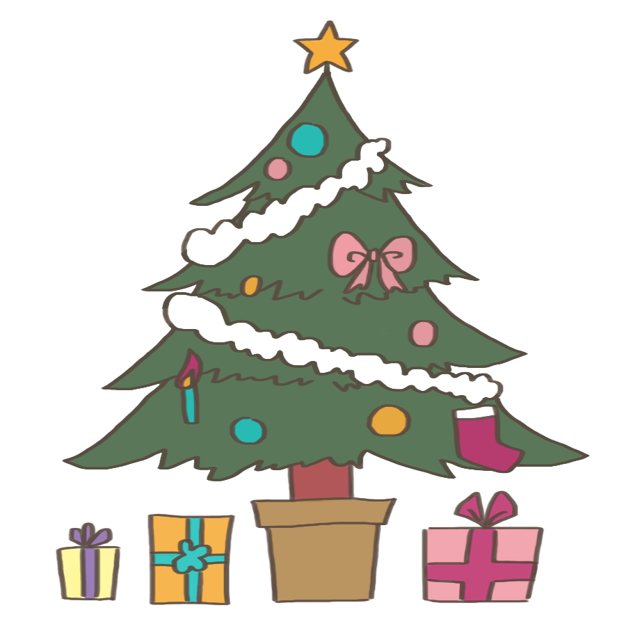 クリスマス ツリー 手書き詳細 10位